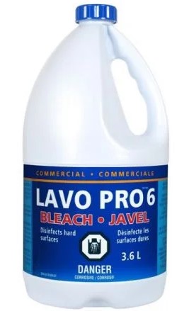 3.6L Lavo® Pro 6™ 6% Sodium Hypochlorite Bleach, Concentrate